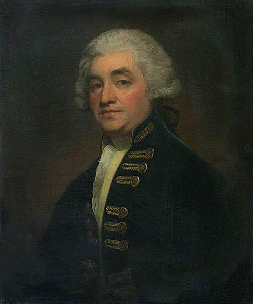 George Romney Vice-Admiral Sir Joshua Rowley oil painting image